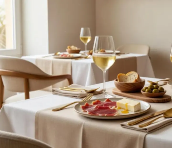 Prato gourmet em empratamento elegante no restaurante Noites de Cartas